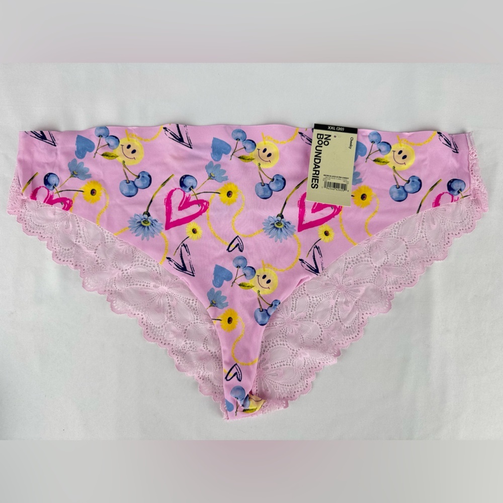 NWT NOBO Cheeky Style Lace Back Panties - Picture 1 of 3